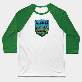 Everglades National Park Florida Alligator Baseball T-Shirt